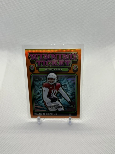 2021 Contenders Optic Winning Ticket Orange Prizm DeAndre Hopkins /50