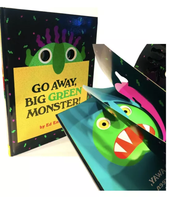 Go Away, Big Green Monster! : Make Your Fears Disappear Ed Emberley Interactive