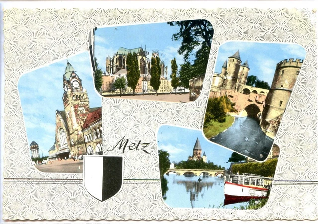 CP 57 MOSELLE - Metz - Multivues colorisées