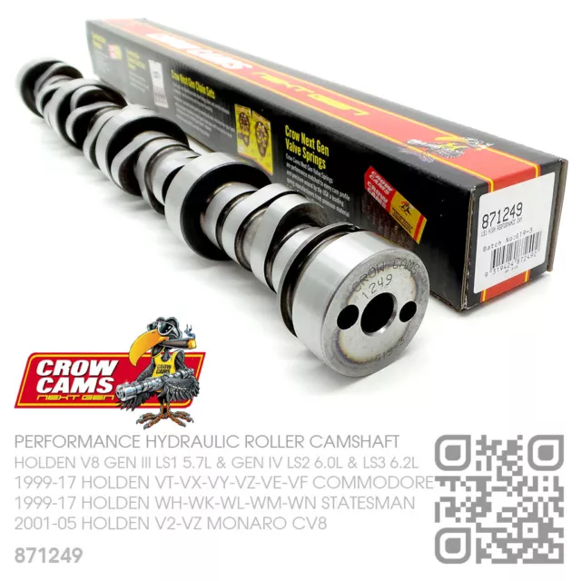 Crow Cams 871249 Camshaft V8 Gen Iii Ls1 5.7L [Holden Vtii-Vx-Vy-Vz Commodore]