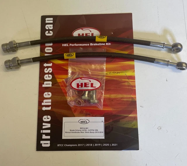 HEL Performance Brake Lines for Smart Car ForTwo 453 Brabus 2016, Stainless Steel Braided
