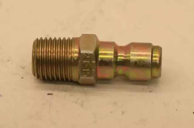 TWO Hansen 2T-15 Hydraulic Quick Connect Hose Coupling 1/4" QCX 1/4" NPT-M Plug