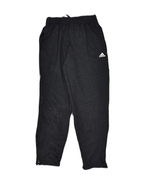 ADIDAS BOYS CLIMALITE Tracksuit Trousers Joggers 13 14 Years Black