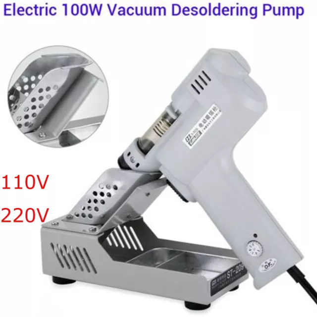 S-993A Electric Vacuum Desoldering Pump 220V/110V Solder Sucker Gun 350-450℃