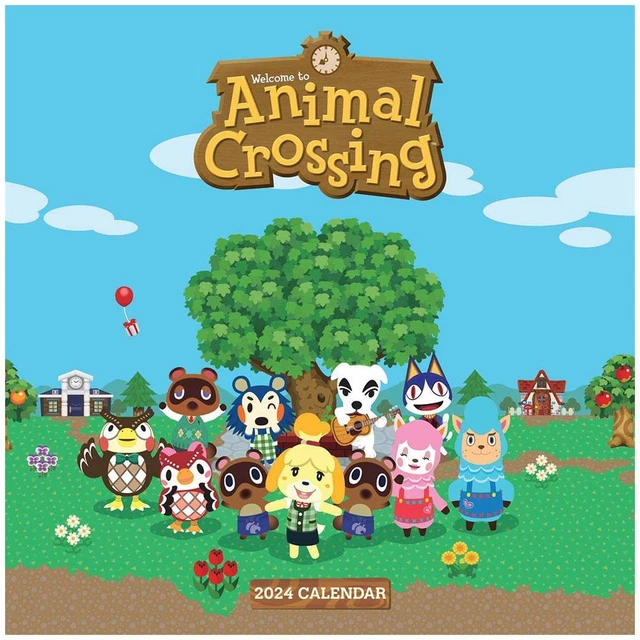 ANIMAL CROSSING SQUARE Calendar 2024 Game Wall Planner Diary Gift 22.