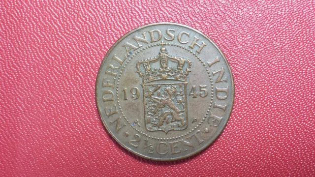 2 1/2 cent 1945 - Indes néerlandaises - KM# 316