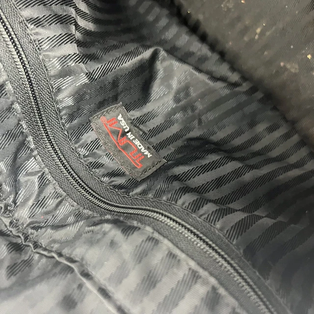 Vintage Tumi USA Black Ballistic Nylon Small Carry On Weekender Duffel Gym Bag 7