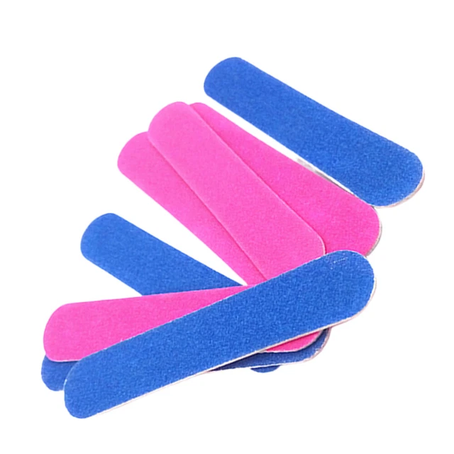 10Pcs Mini Disposable Pedicure Tools Nail Buffer Files Sanding Block Grit