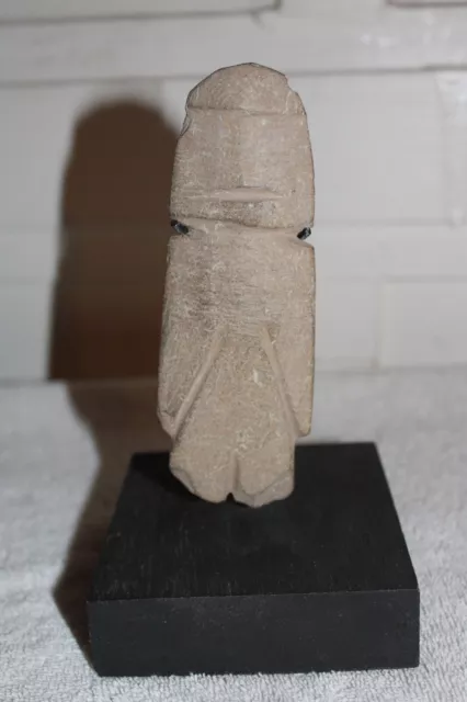 Pre-Columbian Mezcala Stone Figure Commanding Ancient Prescence 2