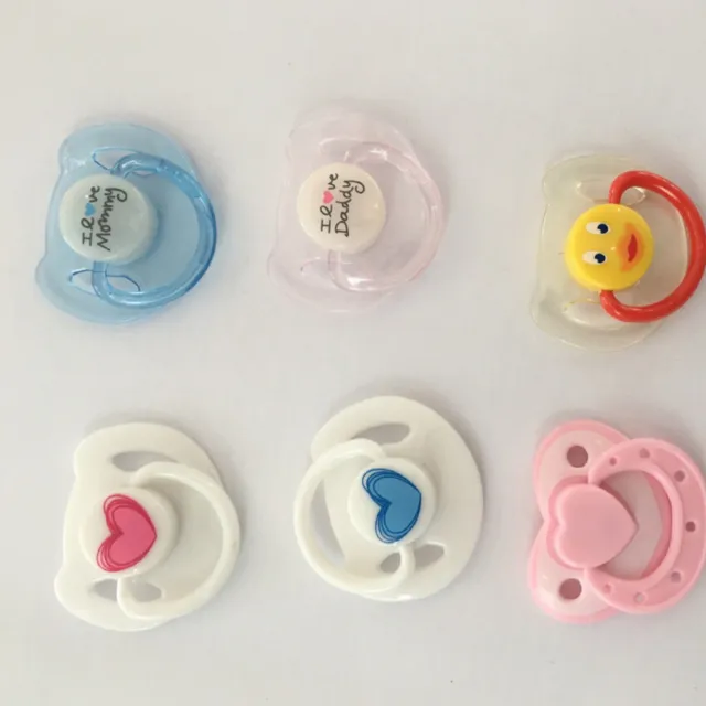 1Pc Soft Toy Reborn Doll Magnetic Pacifier for Baby Dolls Accessories Gifts