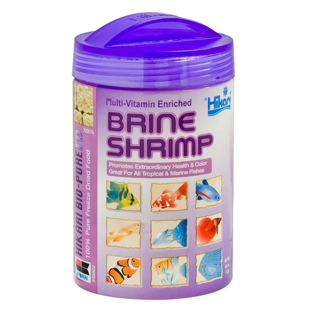 Hikari Bio-Pure Freeze Dried Brine Shrimp Fish Food .42oz
