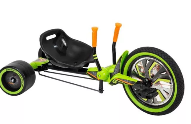 Huffy Green Machine 16 Inch 40cm Trike Dual stick steering