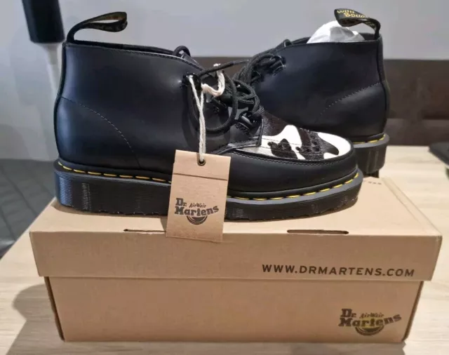 DR MARTENS BOOTS Unisex UK 7 Ramsey Chukka black Cow Print Black Freesian 119.99 PicClick UK