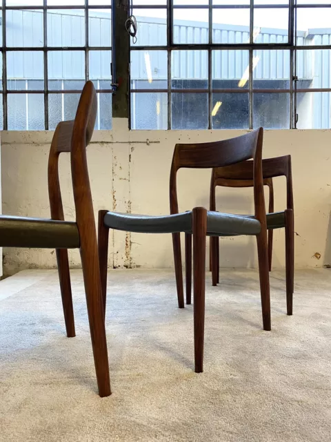 J. L. MØLLER | modell 77 rio palisander cites chair stuhl danish modern rarität