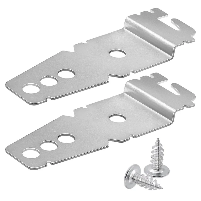 2 Pack 8269145 Undercounter Dishwasher Mounting Bracket with Screws