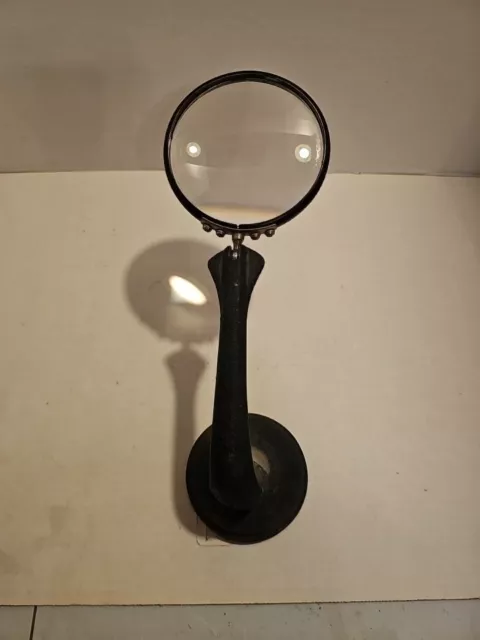Vintage Coin/Stamp Magnifier On Weighted Pedestal