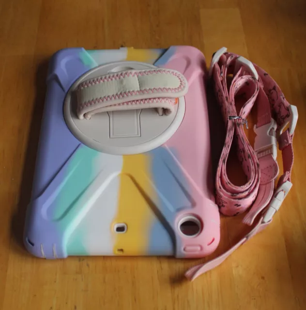 Tablet Protector with strap and hand hold 7" multi color