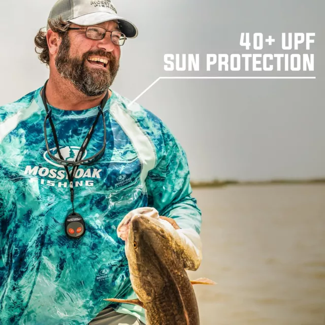 STANDARD MEN'S FISHING Shirts Long Sleeve with UPF 40+ Sun Protection ...