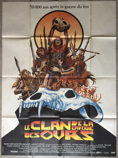 Affiche LE CLAN DE LA CAVERNE DES OURS Michael Chapman DRUILLET 120x160cm
