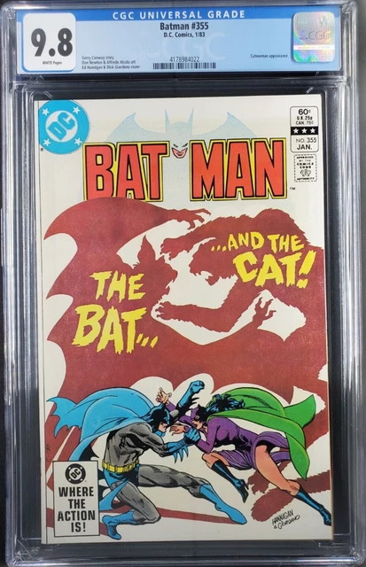 BATMAN #355 (1983) CGC 9.8 NM/M WP Catwoman Giordiano cover  4178984022 |