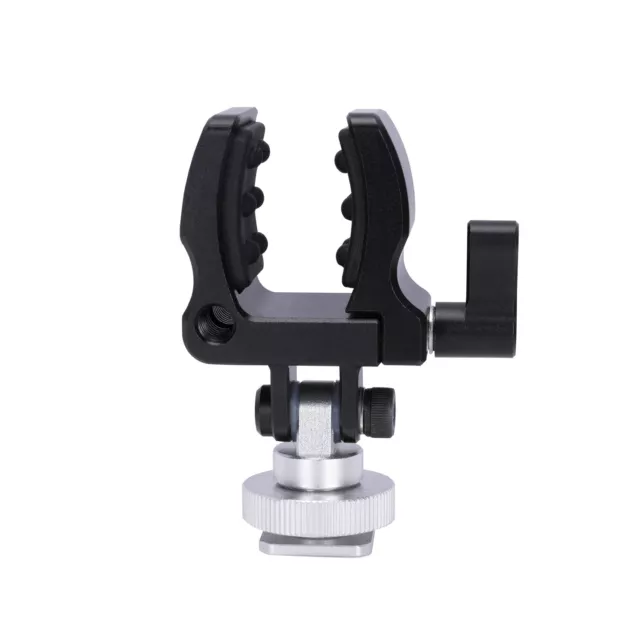 NICEYRIG Microphone Flashlight Holder Night Shooting Clamp with Cold Shoe Mount 3