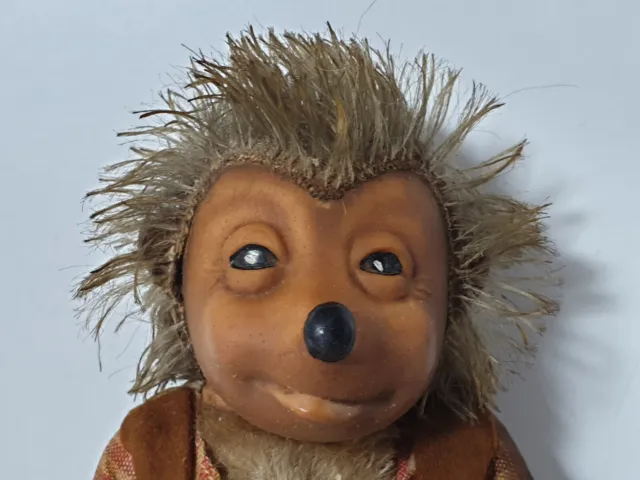STEIFF Mekki Mecki hedgehog doll jouet ancien vintage toy années 50 - 17 cm RARE 3