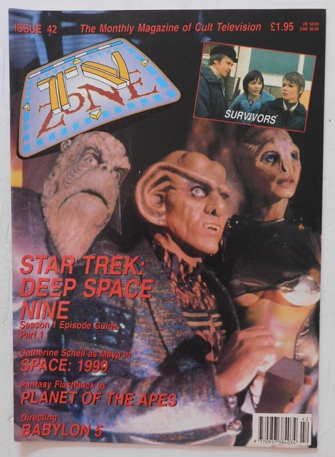 TV ZONE Magazine #42 - Star Trek : DS9, Planet of the Apes, Space 1999