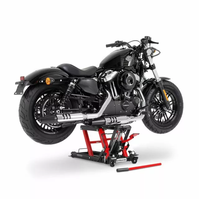 Plateforme élévatrice moto L pour Moto Guzzi Audace rouge-sw lève-ciseaux