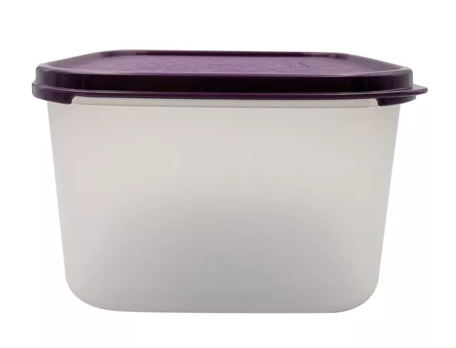 Tupperware Modular Mates MM Square II Purple 2.5L Plastic Food Storage Container