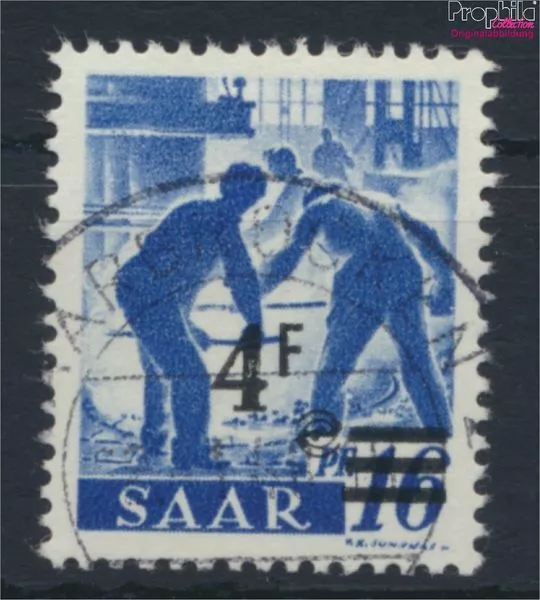 Briefmarken Saarland 1947 Mi 231II gestempelt(9643566