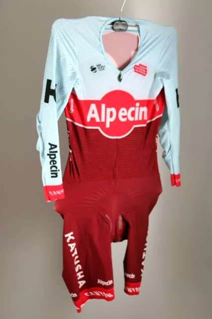 Team Katusha Alpecin UCI Rad Zeitfahranzug Gr. 3 BW 42cm Zabel cycling Skinsuit