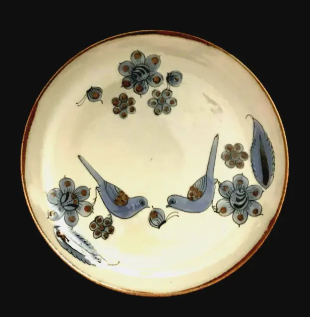 Ken Edwards El Palomar Tray Platter 11" Two Bird & Butterflies Plate