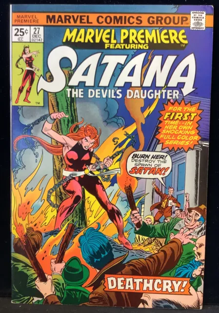Marvel Premiere #27 Hot Key, 1st Satana Hellstrom Vampire Tales #2 Mephisto
