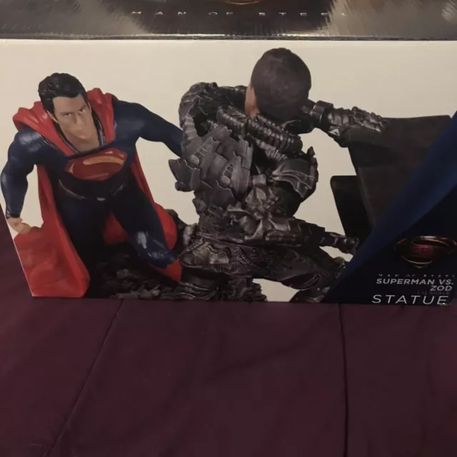 Man Of Steel Superman vs General Zod 1:12 Scale Statue Sideshow DC Comics