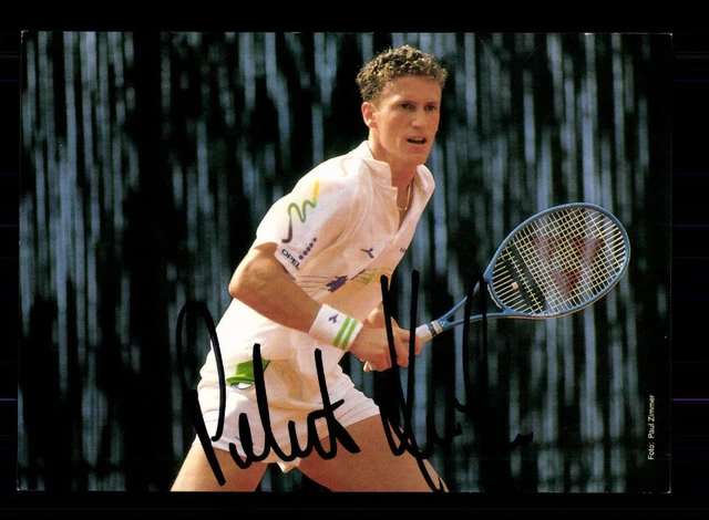 Carte Autographe Signée Patrik Kühnen – Original – Tennis – État TOP