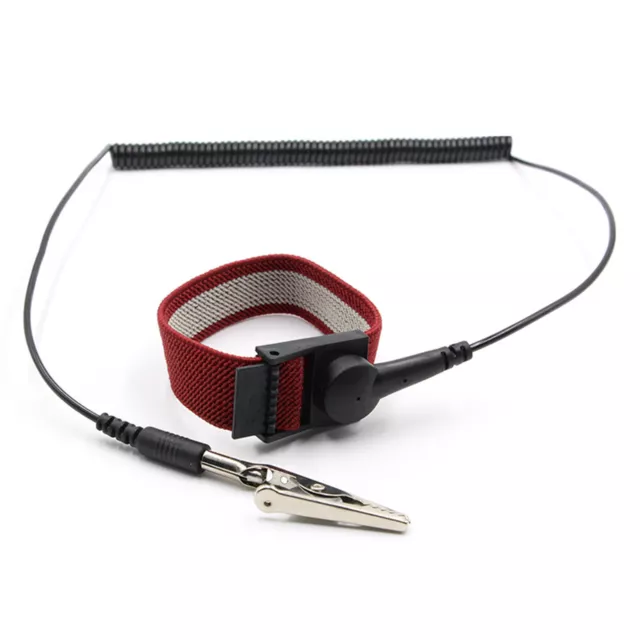 Adjustable Anti Static ESD Wrist Strap Discharge Ground Bracelet Electronic H