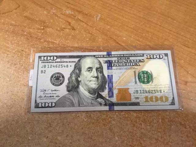 2009-A $100-Star Note-Federal Reserve FR 2187-G*-2548*