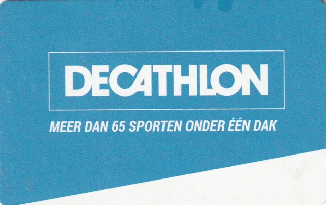 CARTE CADEAU  GIFT CARD - Décathlon  (Pays Bas)