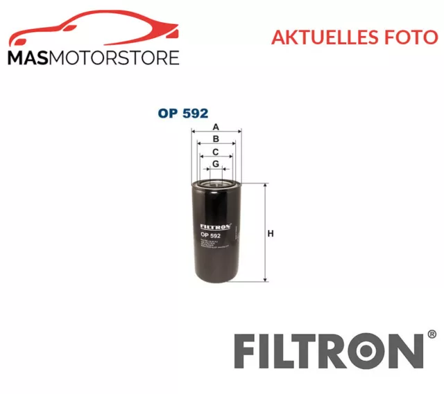 Motor Ölfilter Filtron-Ciężarówki Op592 G Für Güleryüz Cobra Gd 272 200Kw