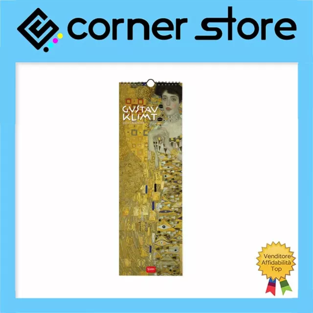 LEGAMI - CALENDARIO da Muro 2024 con Spirale - 16x49cm - Arte - Klimt EUR  10,85 - PicClick IT
