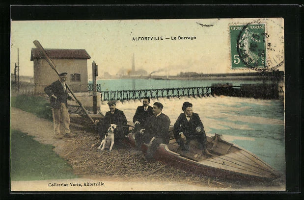 CPA Alfortville, Le Barrage 1912