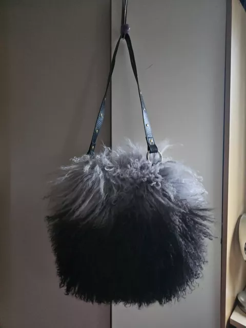 River island mongolian fur bag discount