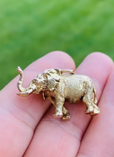 9ct gold elephant pendant deals