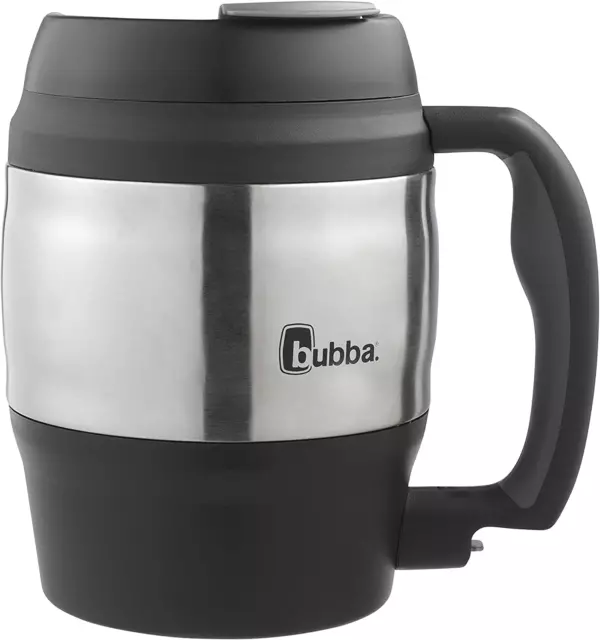 Desk Mug Insulated Coffee Beverage Thermos Tea Lid Classic Cup 52 Oz Large NEW