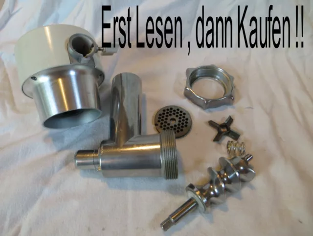 Braun KM 32 31 Fleischwolf Ersatzteil Lochscheibe Messer Schraube Feder Getriebe