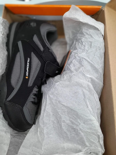 BNIB Muddyfox TOUR 100 Low Mens MTB/RB Touring Cycling Shoes Charcoal/Black 4 37 8