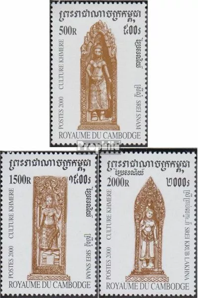 Kambodscha 2075-2077 (kompl.Ausg.) postfrisch 2000 Kultur der Khmer