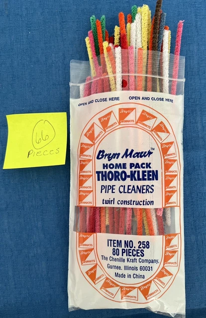 Limpiadores de tuberías de oruga multicolores Bryn-Mawr THORO-CLEAN • 66 piezas