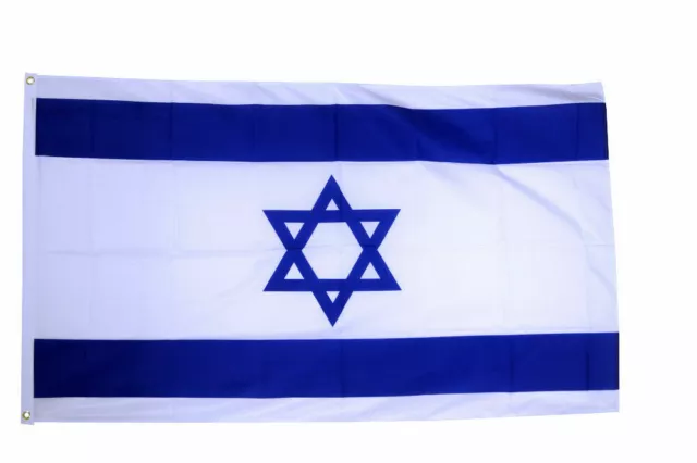 HUGE 8ft x 5ft Israel Flag Massive Giant Star of David Israeli Jewish Flags