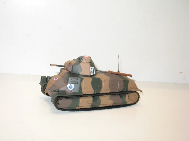 Char Somua S-35 France 1940 WW2 1/43 Ixo Eaglemoss Véhicule Militaire Miniature